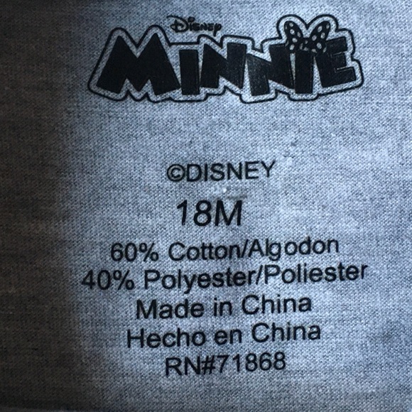 Minnie Mouse Christmas shirt size 18 months EUC - Picture 8 of 8